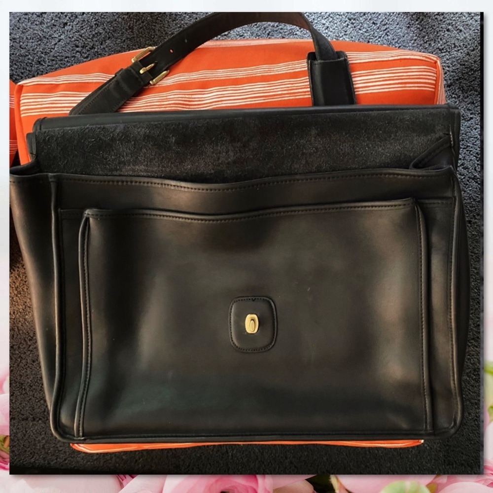 VINTAGE COACH BLACK BEEKMAN BRIEFCASE 5266 - Picture 14 of 16
